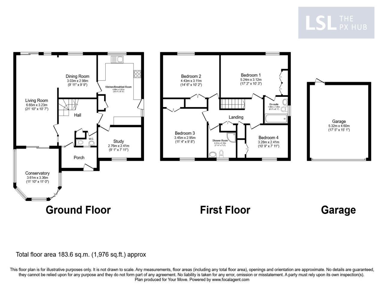 Floorplan of 4 bedroom  Property for sale, Guilden Sutton, Chester , CH3