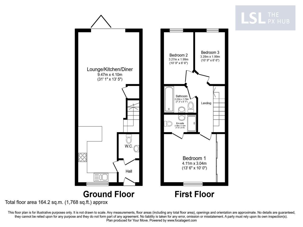 Floorplan of 3 bedroom  Property for sale, Poole, BH12