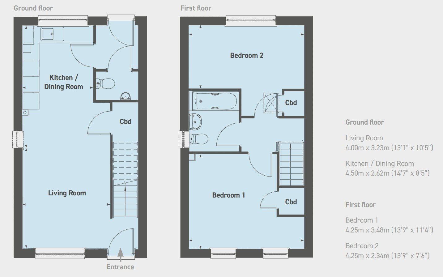 Floorplan of 2 bedroom  Property for sale, Burley-in-Wharfedale, Bradford, LS29