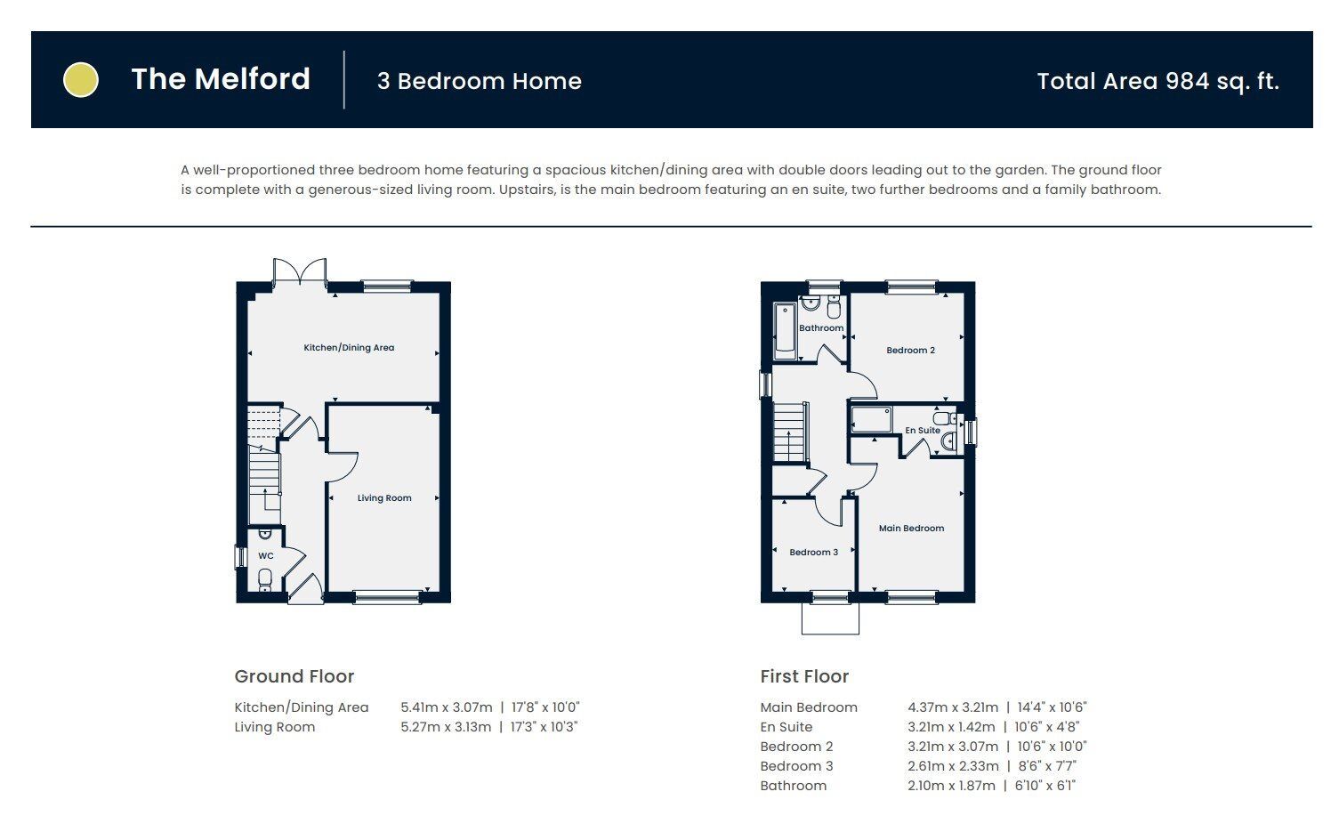 Floorplan of 3 bedroom  Property for sale, Market Drayton, Shropshire, TF9