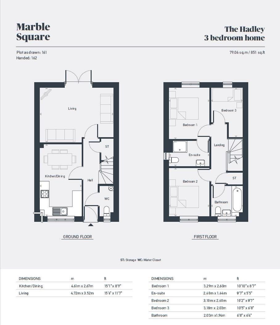 Floorplan of 3 bedroom  Property for sale, Osmaston, Derby, DE24