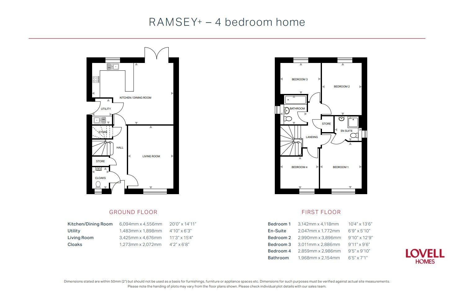 Floorplan of 4 bedroom  Property for sale, Morpeth, Northumberland, NE61