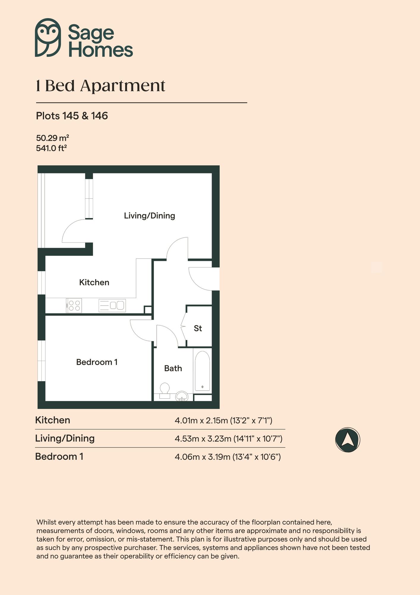 Floorplan of 1 bedroom  Property for sale, Burgess Hill, West Sussex, RH15
