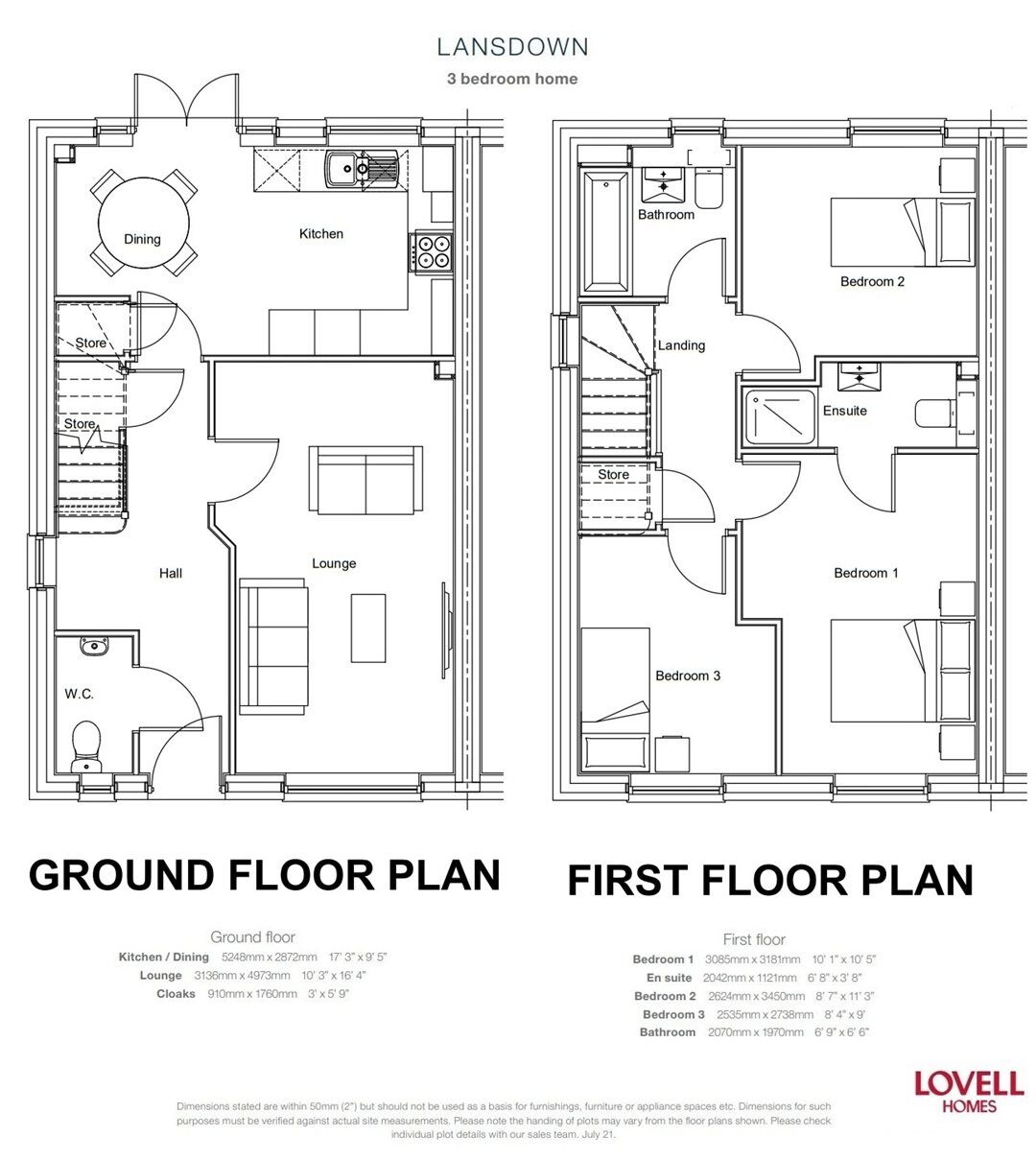 Floorplan of 3 bedroom Property for sale, Morpeth, Northumberland, NE61