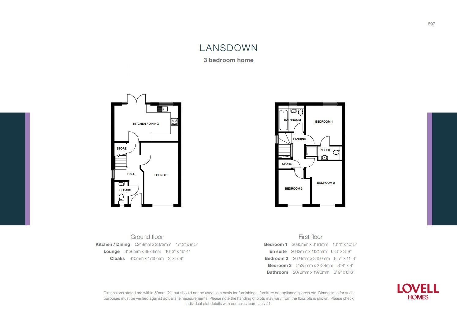 Floorplan of 3 bedroom  Property for sale, Morpeth, Northumberland, NE61
