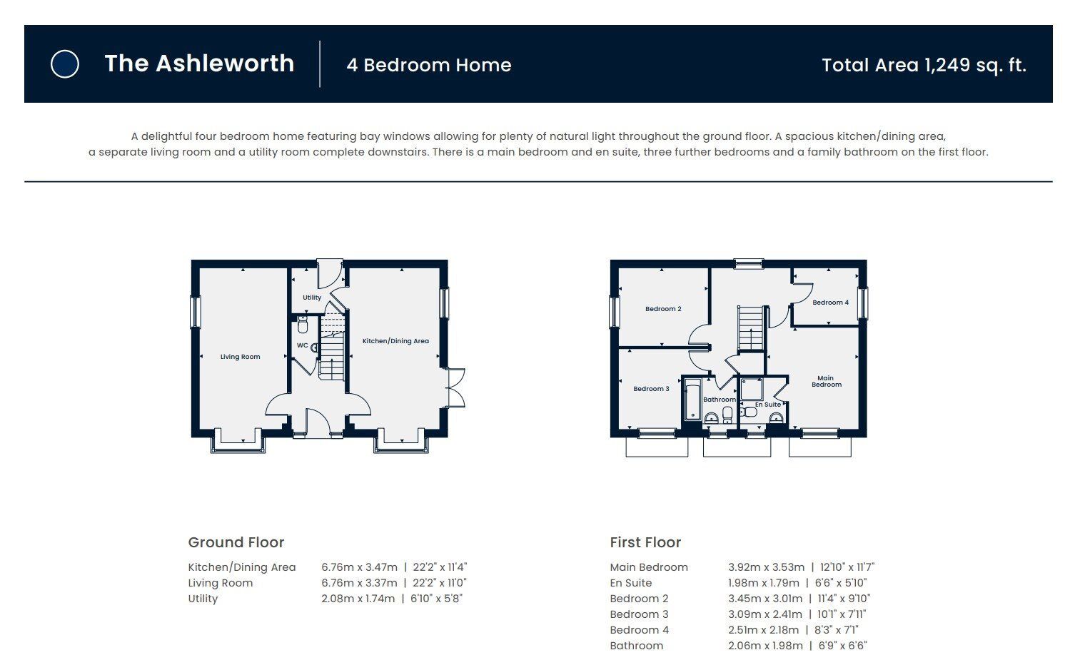 Floorplan of 4 bedroom  Property for sale, Market Drayton, Shropshire, TF9