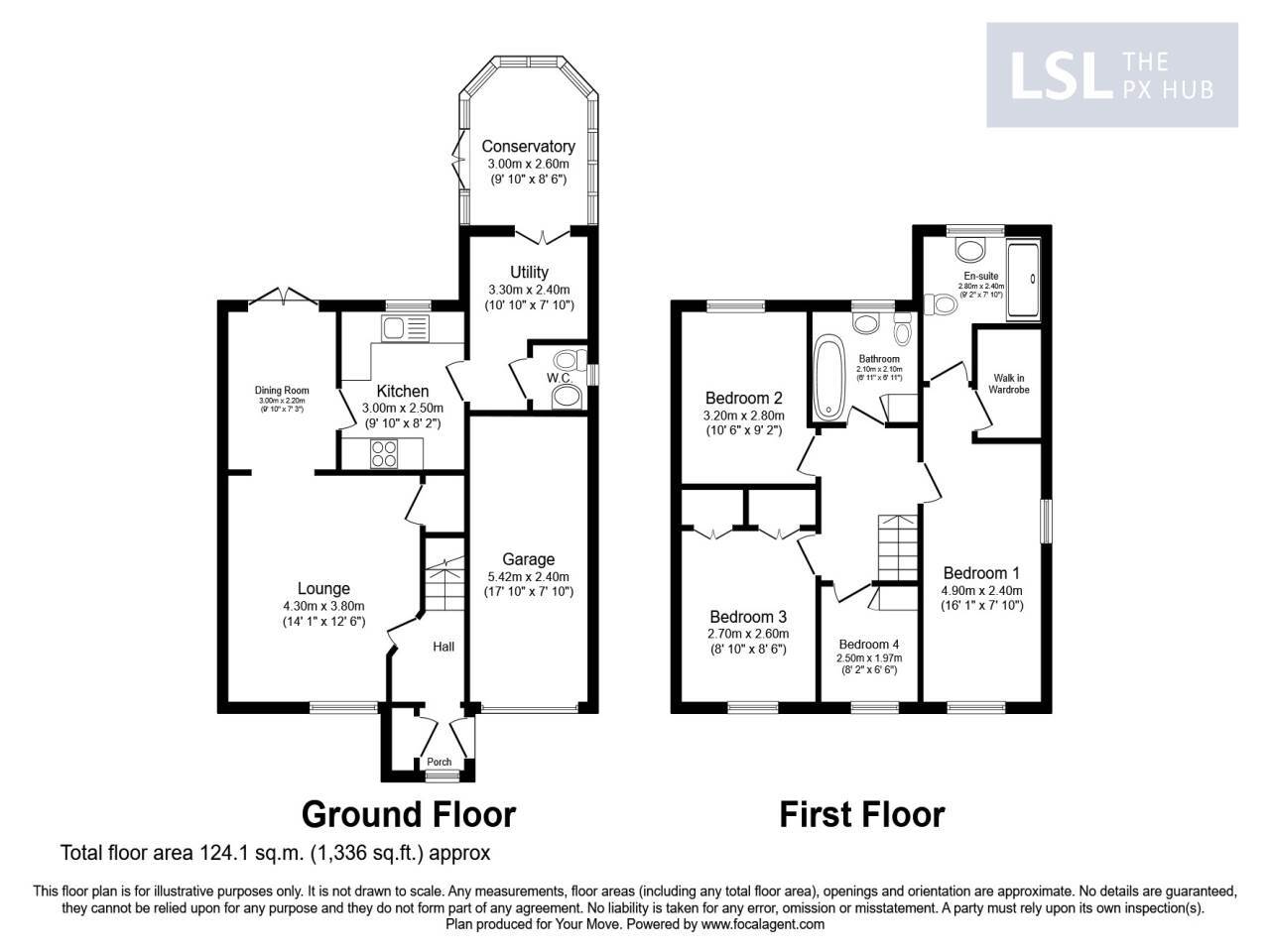 Floorplan of 4 bedroom Property for sale, Sunderland, SR3