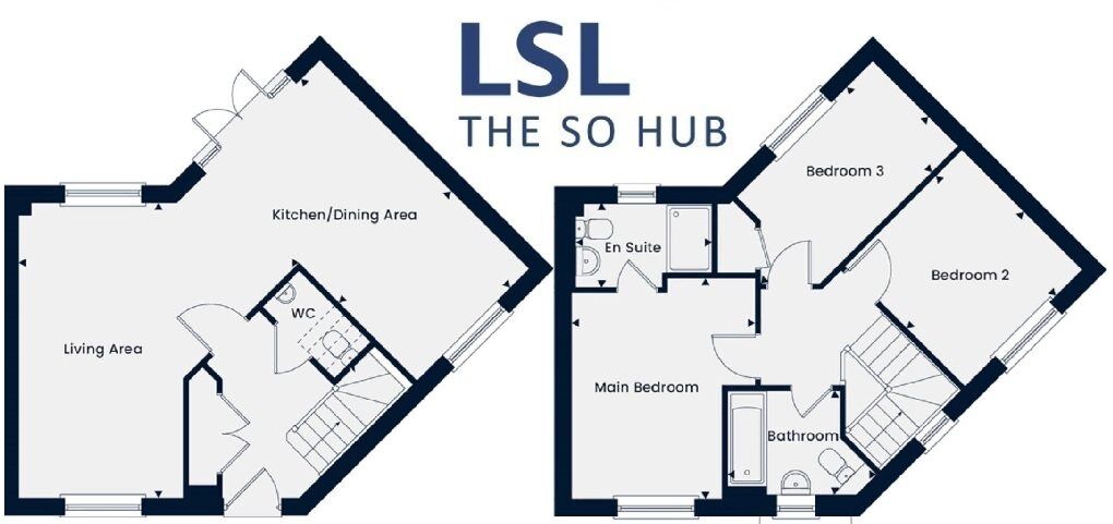 Floorplan of 3 bedroom  Property for sale, Market Drayton, Shropshire, TF9