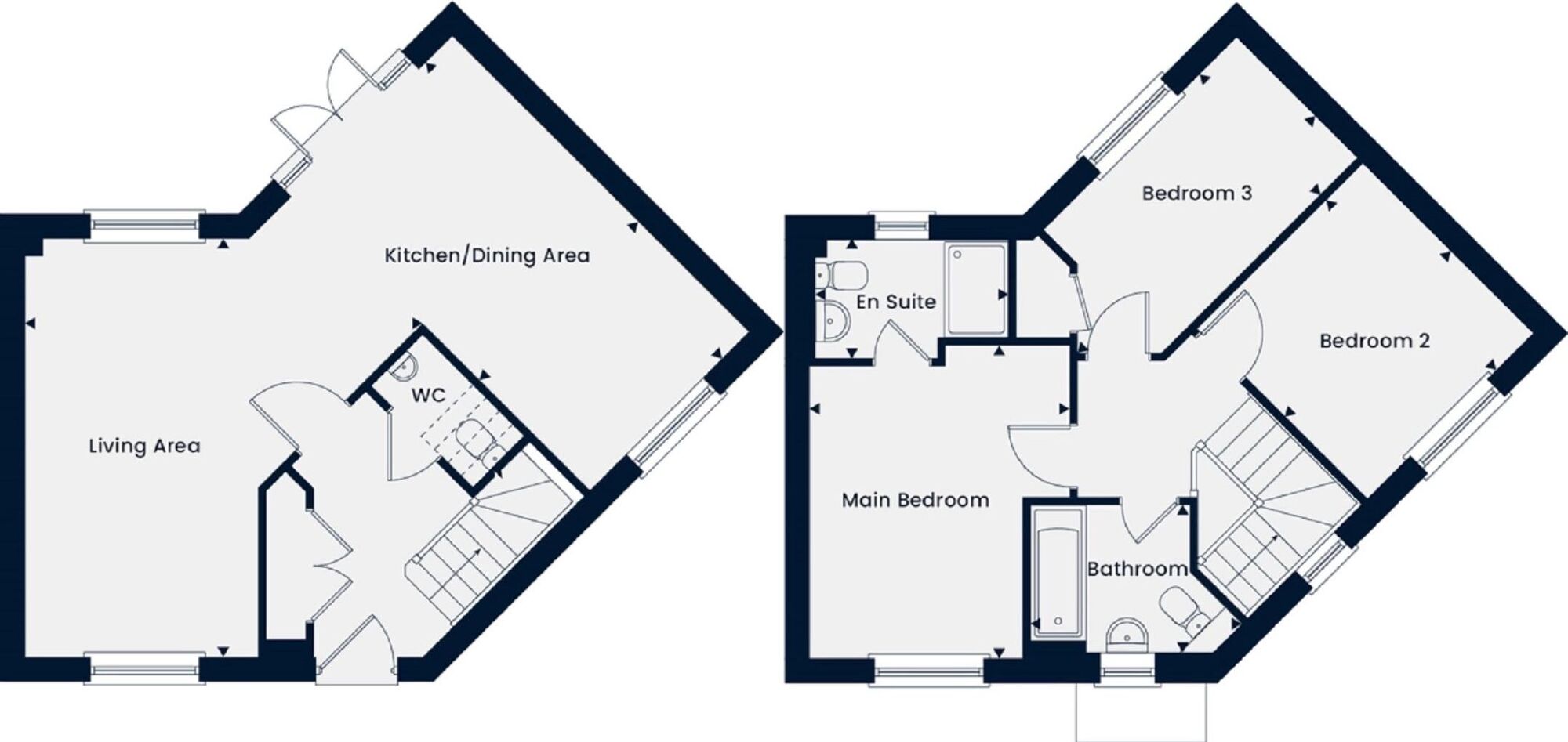 Floorplan of 3 bedroom  Property for sale, Market Drayton, Shropshire, TF9