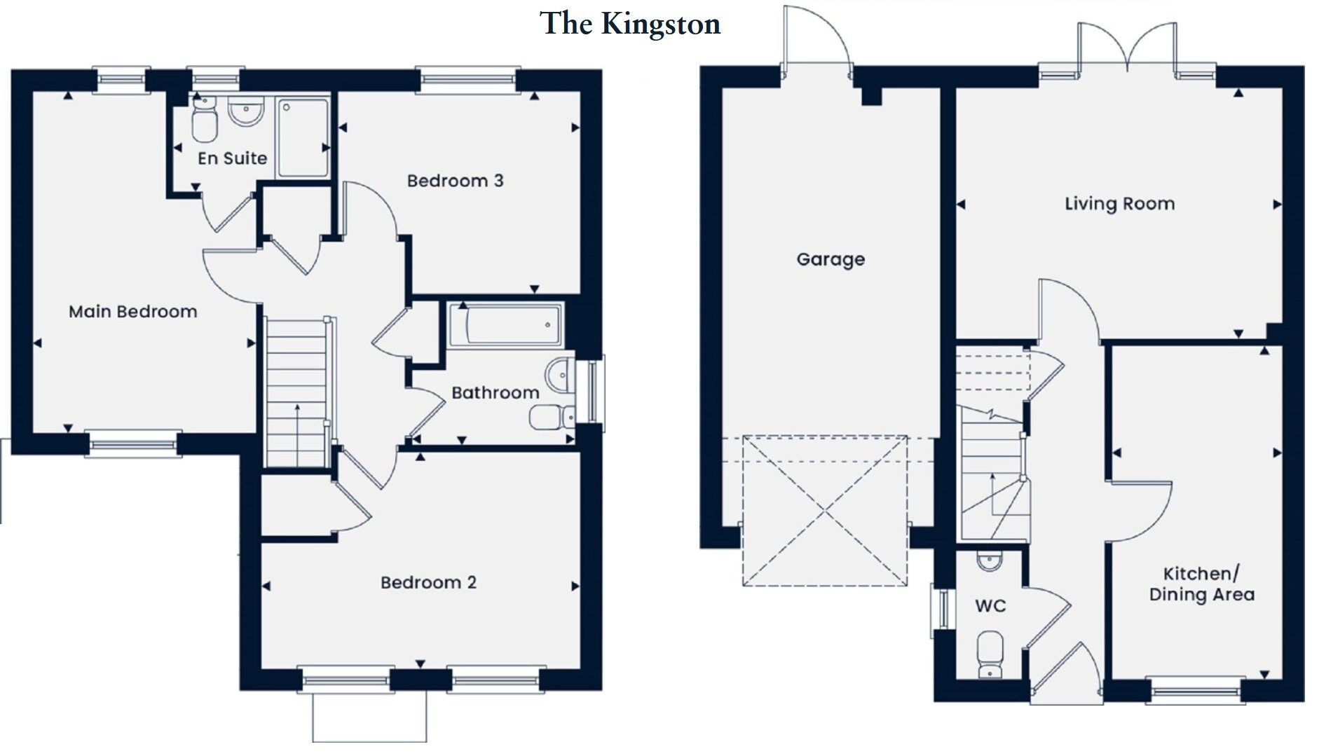 Floorplan of 3 bedroom  Property for sale, Market Drayton, Shropshire, TF9