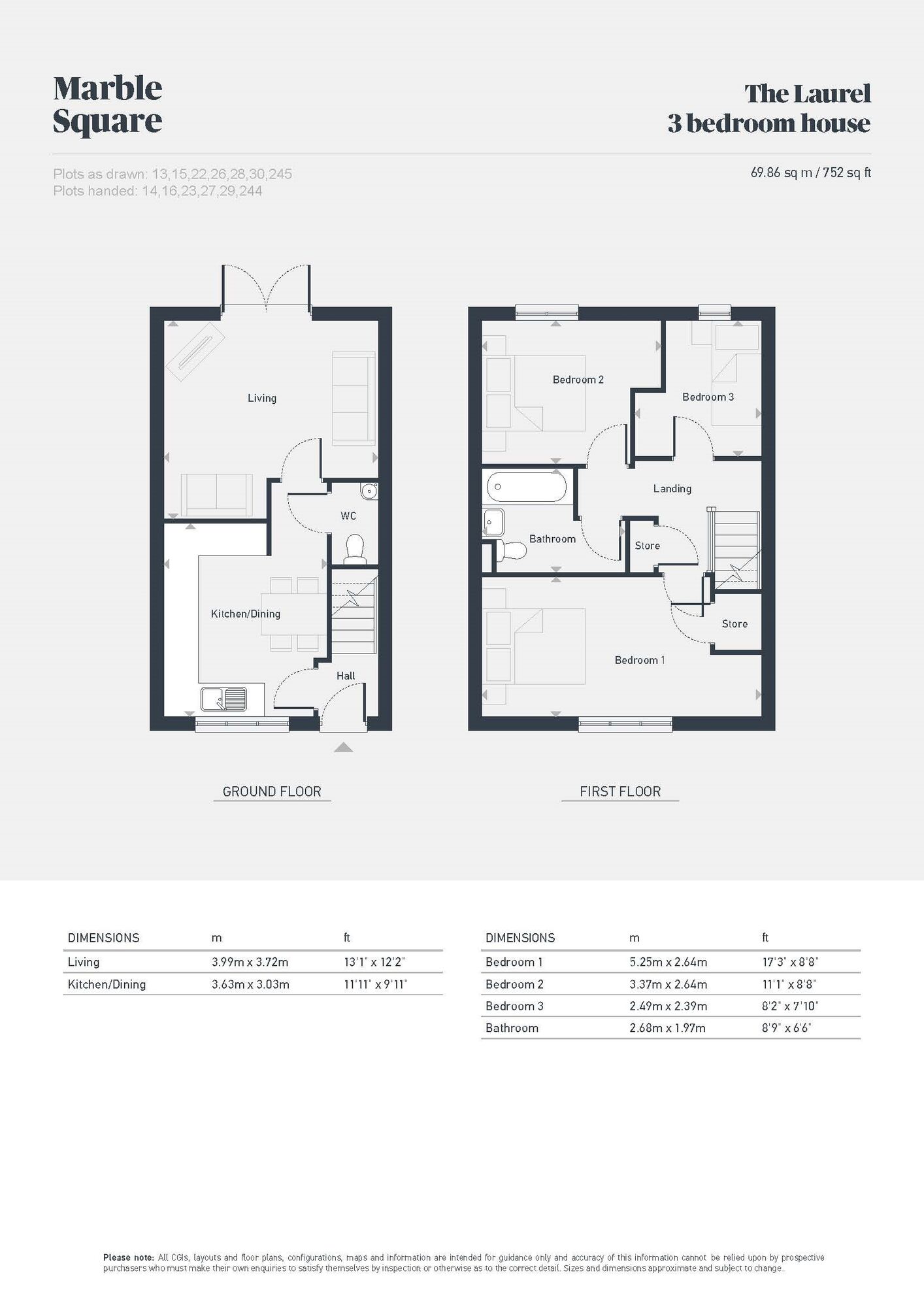 Floorplan of 3 bedroom  Property for sale, Osmaston, Derby, DE24