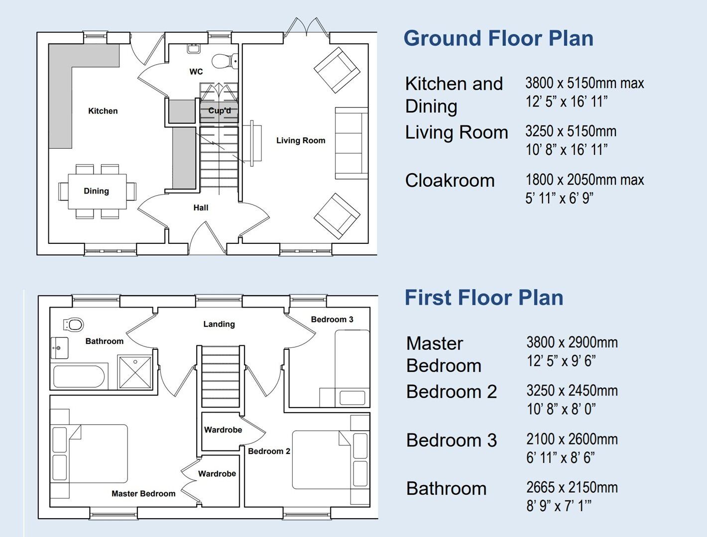 Floorplan of 3 bedroom Property for sale, The Circus, Spalding, Lincolnshire, PE11