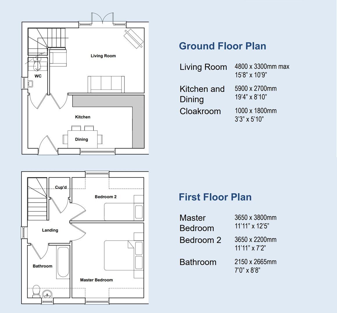 Floorplan of 2 bedroom Property for sale, The Circus, Spalding, Lincolnshire, PE11