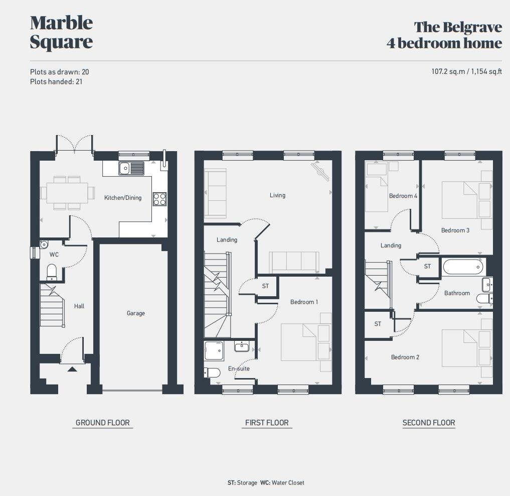 Floorplan of 4 bedroom  Property for sale, Osmaston, Derby, DE24