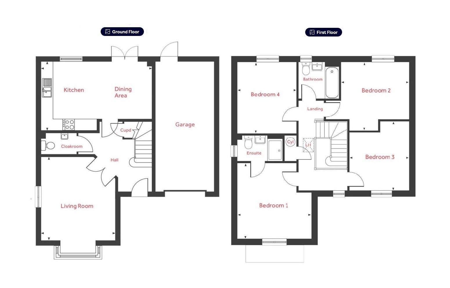 Floorplan of 4 bedroom  Property for sale, Doncaster, DN7