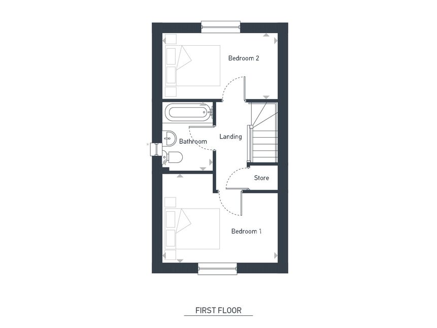 2 bedroom Semi Detached House for sale, Dawes Drive, Kirk Langley, DE6