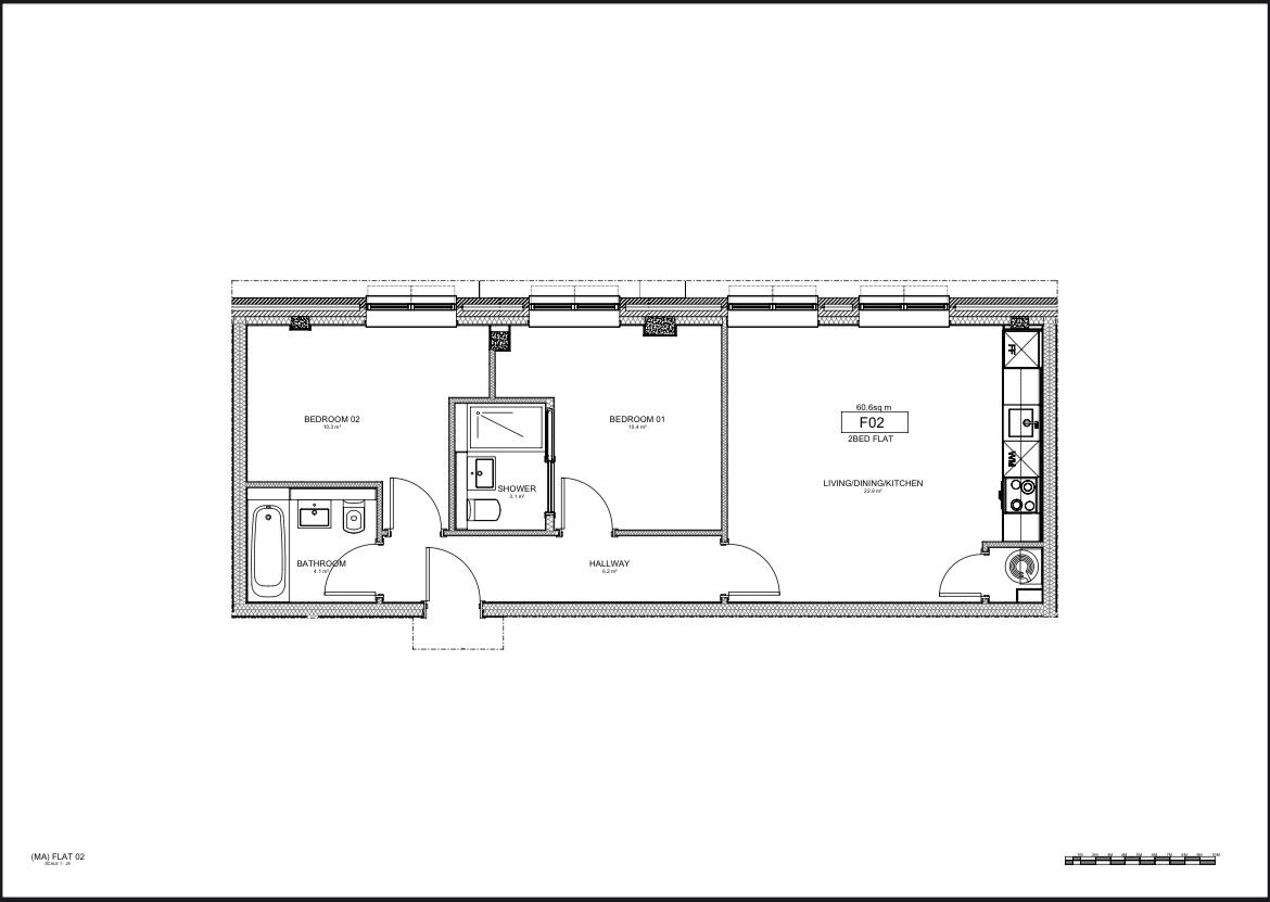 Floorplan of 2 bedroom  Flat for sale, Stafford Road, Wallington, SM6