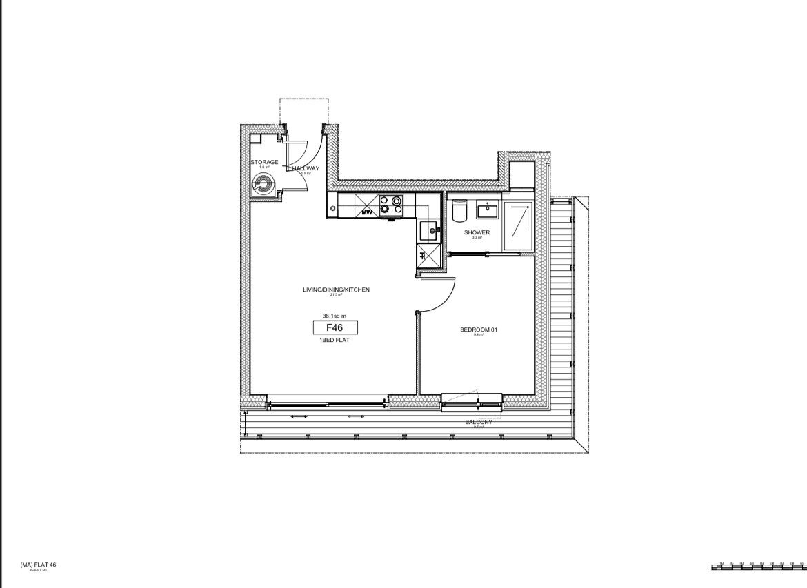 Floorplan of 1 bedroom  Flat for sale, Stafford Road, Wallington, SM6