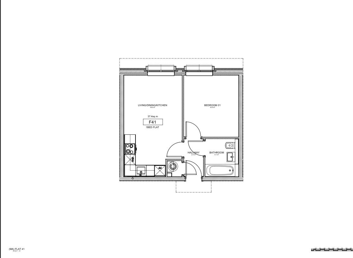 Floorplan of 1 bedroom  Flat for sale, Stafford Road, Wallington, SM6