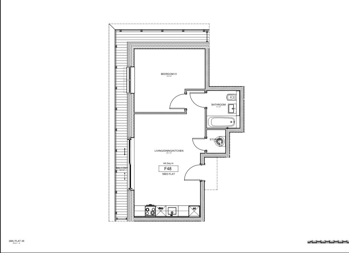 Floorplan of 1 bedroom  Flat for sale, Stafford Road, Wallington, SM6