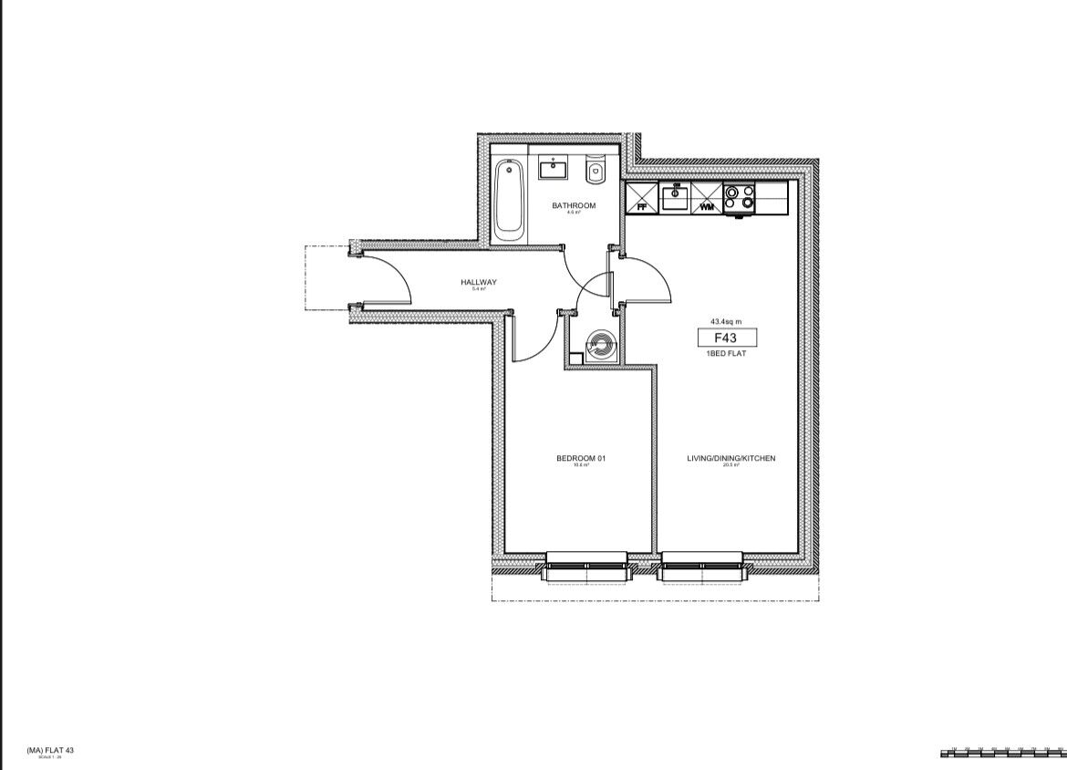 Floorplan of 1 bedroom  Flat for sale, Stafford Road, Wallington, SM6