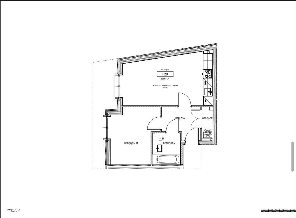 Floorplan of 1 bedroom  Flat for sale, Stafford Road, Wallington, SM6
