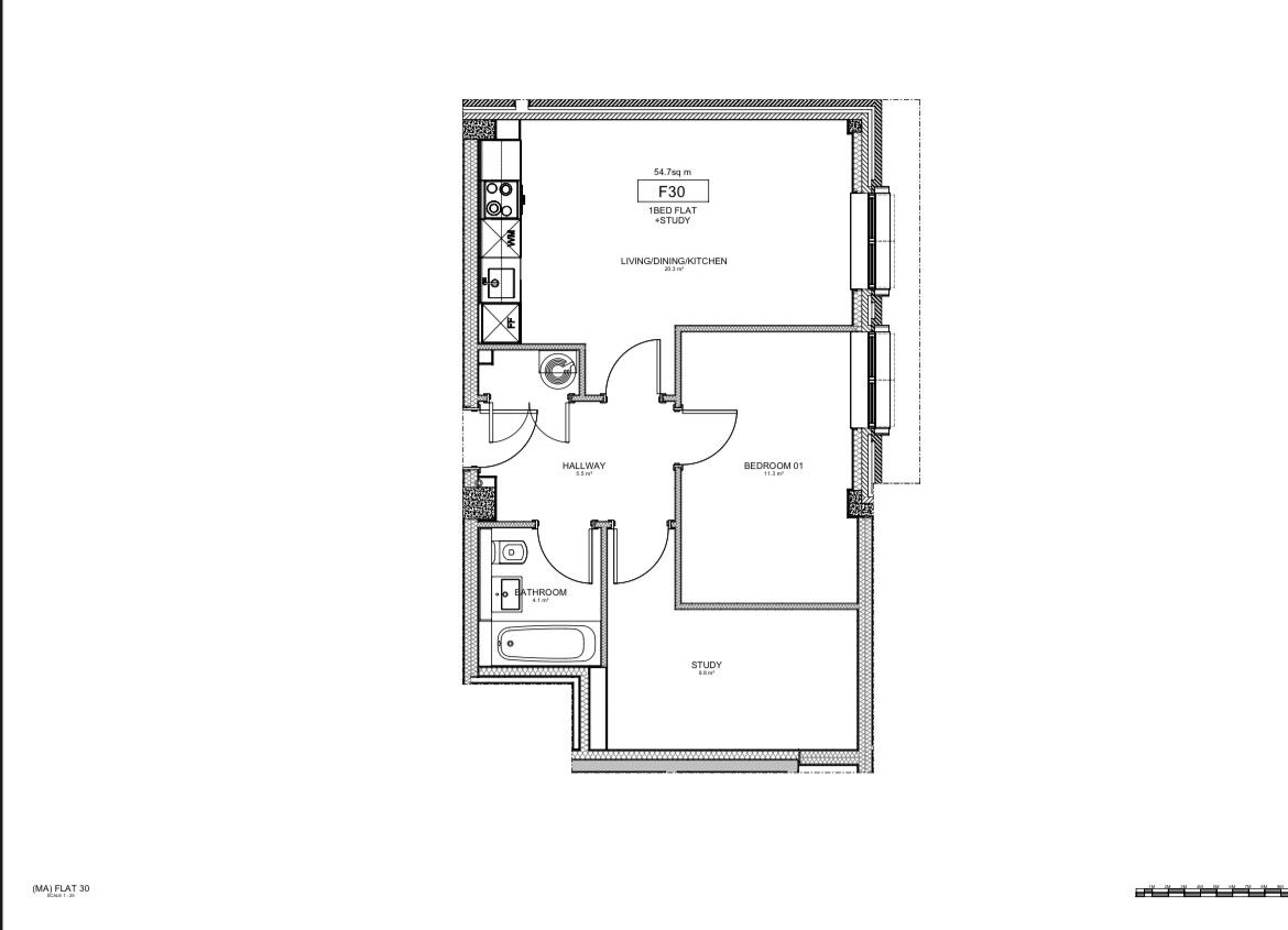 Floorplan of 1 bedroom  Flat for sale, Stafford Road, Wallington, SM6