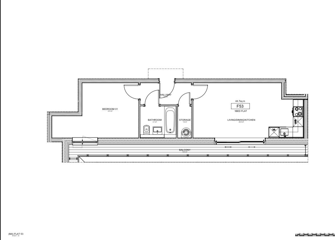 Floorplan of 1 bedroom  Flat for sale, Stafford Road, Wallington, SM6