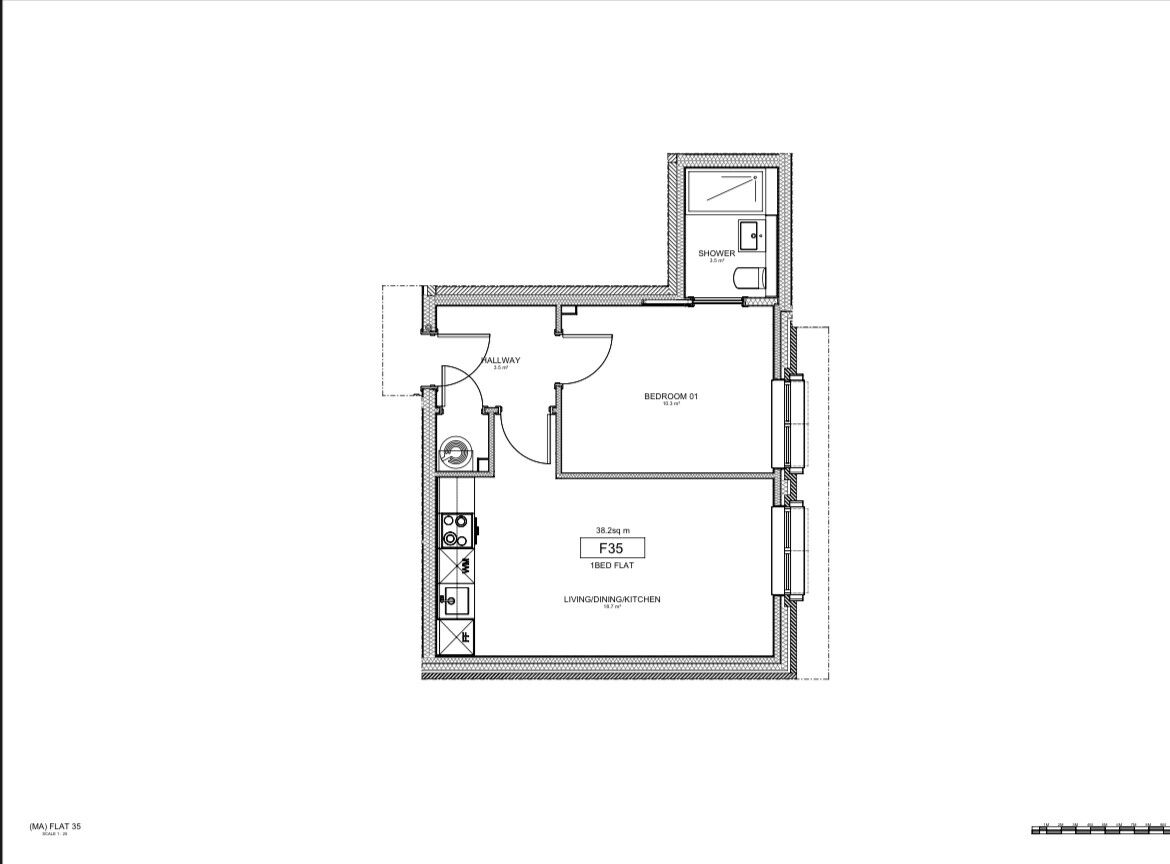 Floorplan of 1 bedroom  Flat for sale, Stafford Road, Wallington, SM6