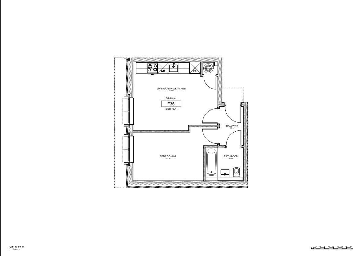 Floorplan of 1 bedroom  Flat for sale, Stafford Road, Wallington, SM6