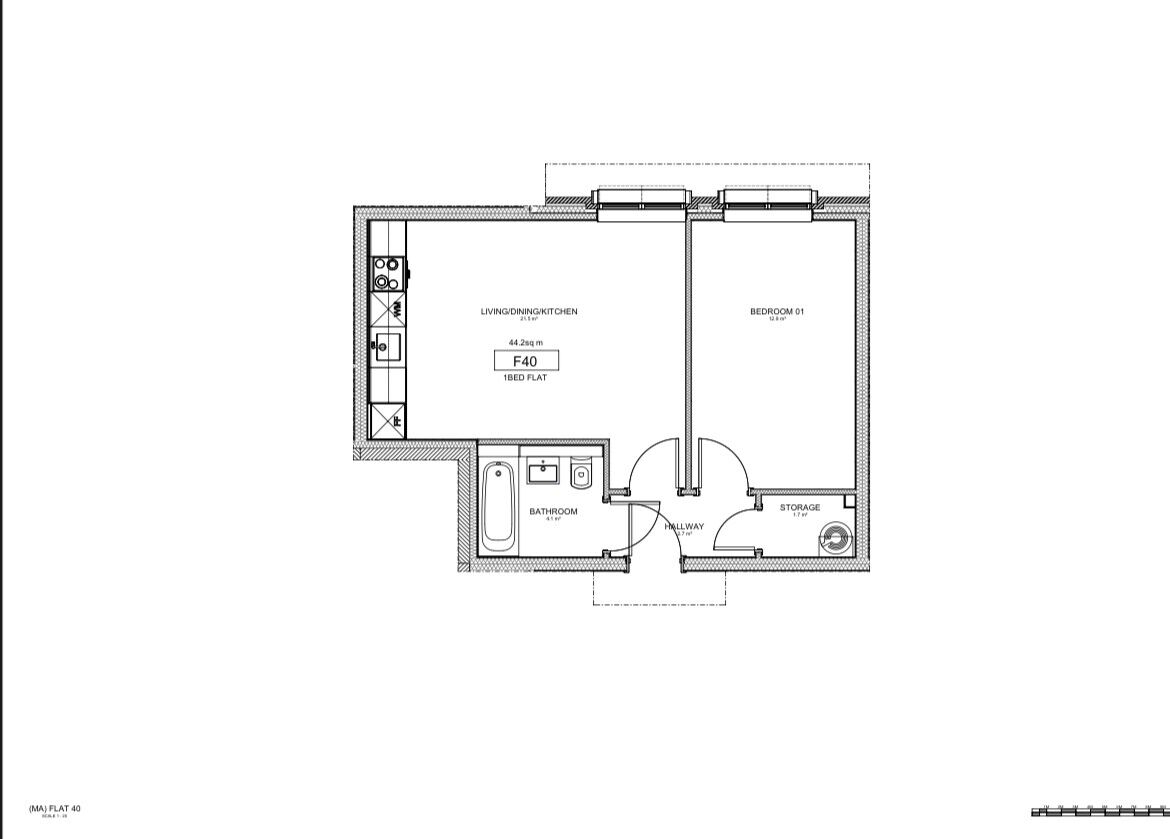 Floorplan of 1 bedroom  Flat for sale, Stafford Road, Wallington, SM6