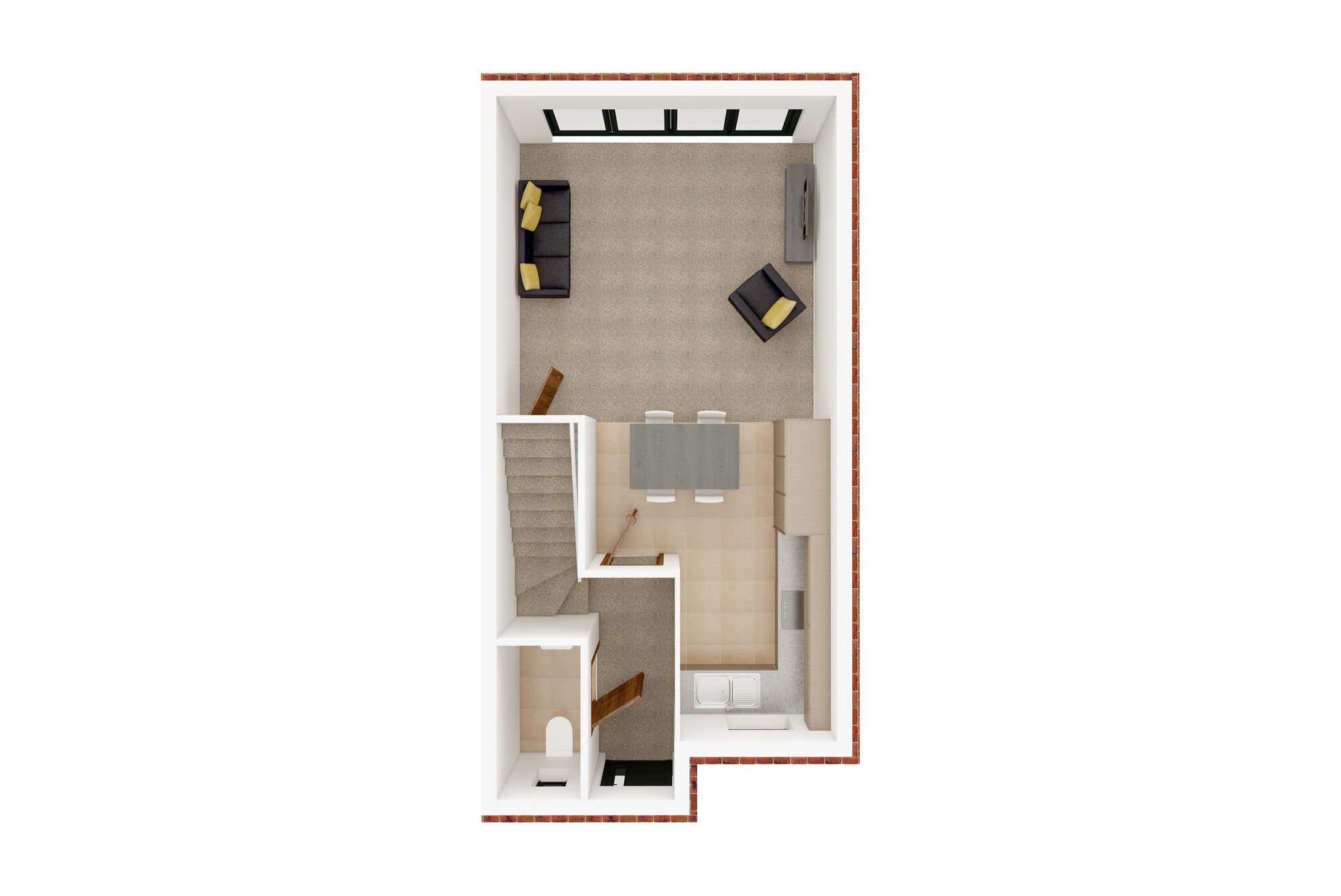 Floorplan of 3 bedroom Semi Detached House for sale, Syke Avenue,  Woodcock Road, Flamborough, East Riding of Yorkshi, YO15