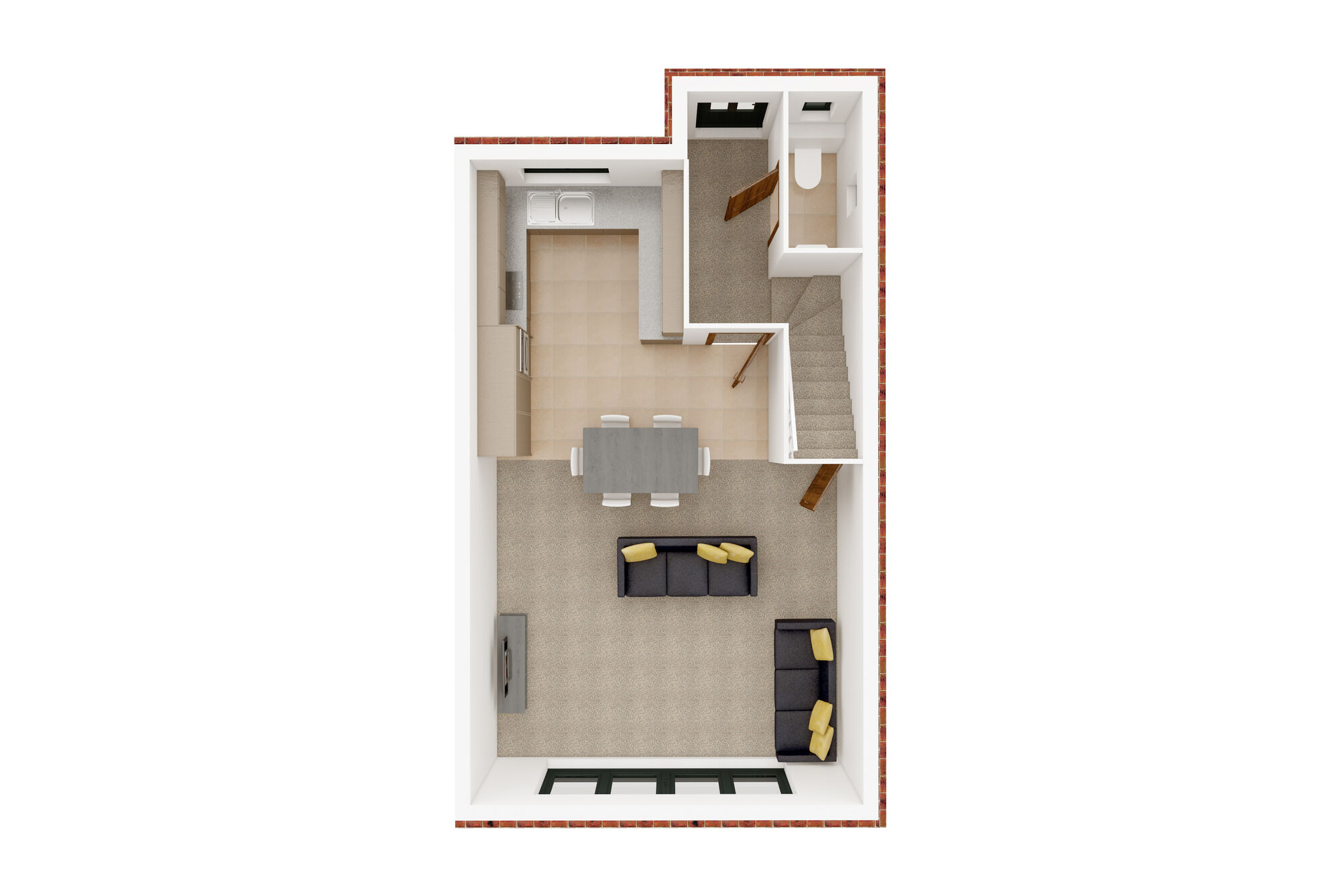 Floorplan of 3 bedroom Semi Detached House for sale, Syke Avenue, Woodcock Road, Flamborough, East Riding of Yorkshi, YO15