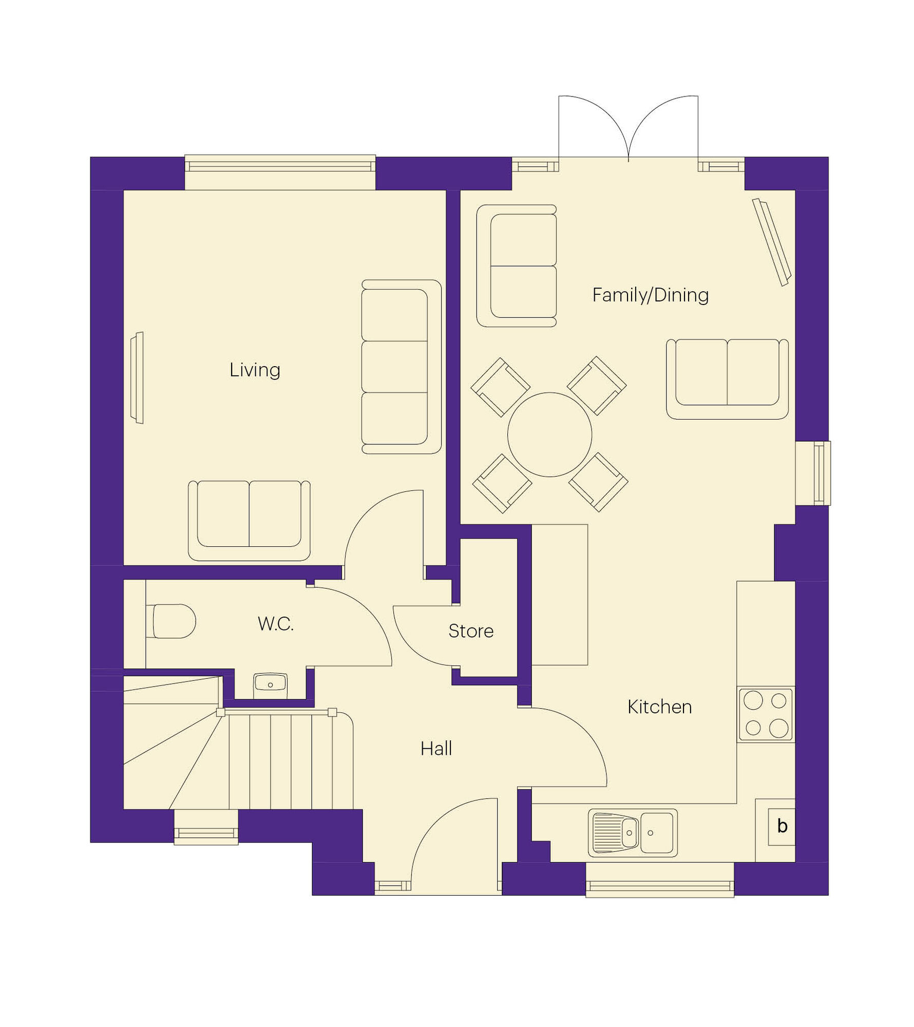 Floorplan of 3 bedroom Detached House for sale, Cottier Grange, Prudhoe, Newcastle, NE42