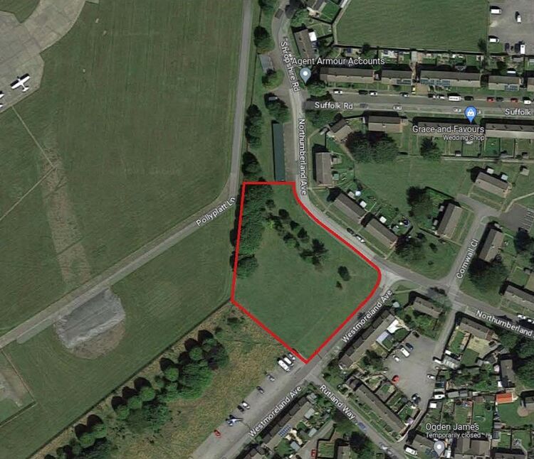 Main image of Land/Plot for sale, Land Off Northumberland Avenue & Westmoreland Avenue, Scampton, Lincoln, LN1
