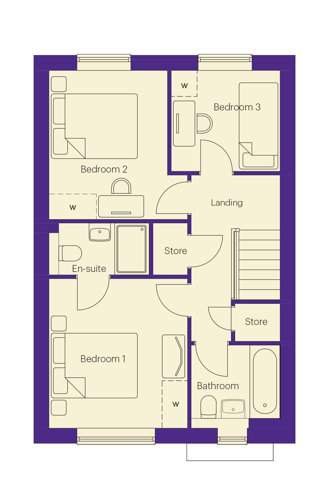 Floorplan of 3 bedroom Semi Detached House for sale, Cottier Grange, Prudhoe, Newcastle, NE42