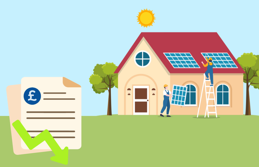 Solar panels home, bills down