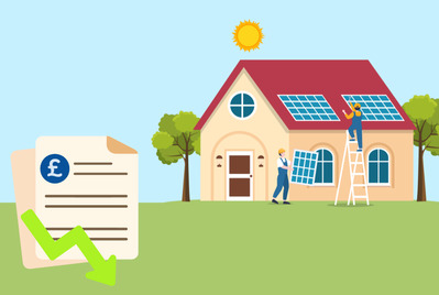 Solar panels home, bills down